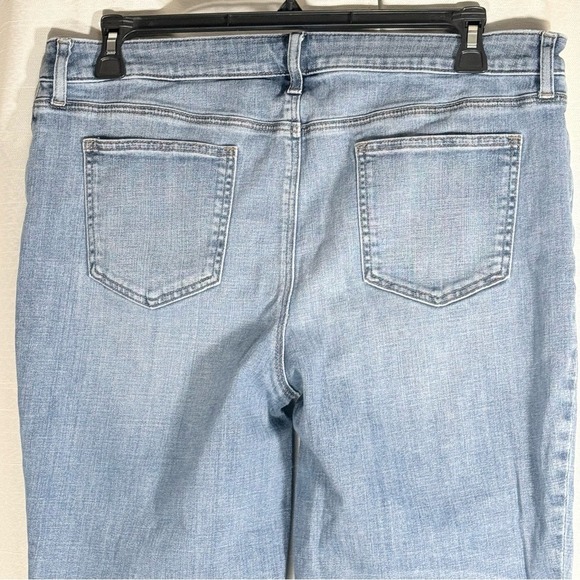 Chico Girlfriend Slim Leg Crop  Blue Women's Jeans size 16 - Picture 5 of 9